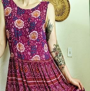 minkpink floral flowy sundress